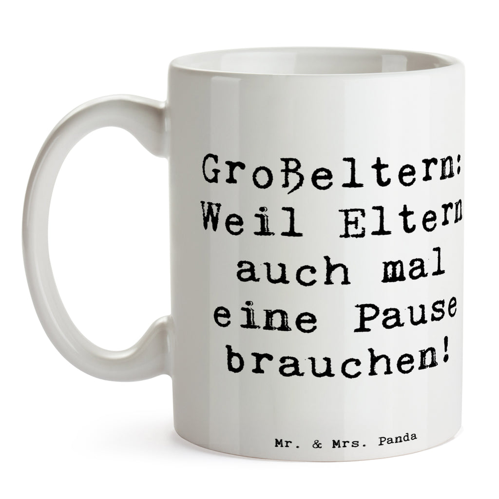 Tasse Spruch Großeltern Pause Tasse, Kaffeetasse, Teetasse, Becher, Kaffeebecher, Teebecher, Keramiktasse, Porzellantasse, Büro Tasse, Geschenk Tasse, Tasse Sprüche, Tasse Motive, Kaffeetassen, Tasse bedrucken, Designer Tasse, Cappuccino Tassen, Schöne Teetassen, Familie, Vatertag, Muttertag, Bruder, Schwester, Mama, Papa, Oma, Opa