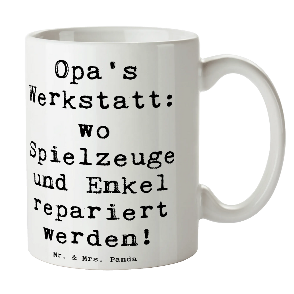 Tasse Spruch Großeltern Werkstatt Tasse, Kaffeetasse, Teetasse, Becher, Kaffeebecher, Teebecher, Keramiktasse, Porzellantasse, Büro Tasse, Geschenk Tasse, Tasse Sprüche, Tasse Motive, Kaffeetassen, Tasse bedrucken, Designer Tasse, Cappuccino Tassen, Schöne Teetassen, Familie, Vatertag, Muttertag, Bruder, Schwester, Mama, Papa, Oma, Opa