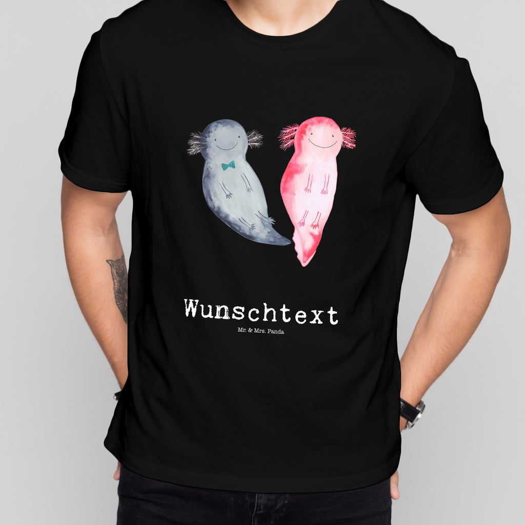 Personalisiertes T-Shirt Axolotl Liebe T-Shirt Personalisiert, T-Shirt mit Namen, T-Shirt mit Aufruck, Männer, Frauen, Liebe, Partner, Freund, Freundin, Ehemann, Ehefrau, Heiraten, Verlobung, Heiratsantrag, Liebesgeschenk, Jahrestag, Hocheitstag, Valentinstag, Geschenk für Frauen, Hochzeitstag, Mitbringsel, Geschenk für Freundin, Geschenk für Partner, Liebesbeweis, für Männer, für Ehemann