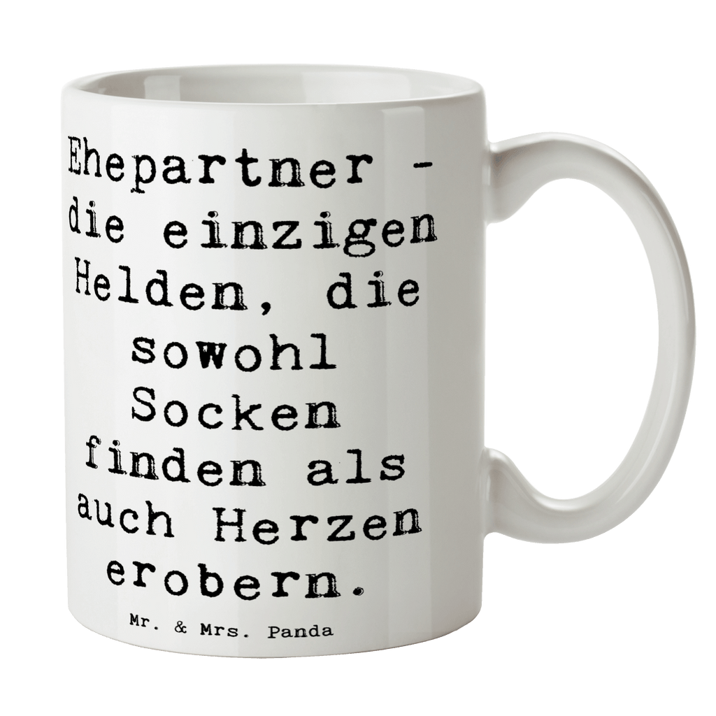 Tasse Spruch Ehepartner Helden Tasse, Kaffeetasse, Teetasse, Becher, Kaffeebecher, Teebecher, Keramiktasse, Porzellantasse, Büro Tasse, Geschenk Tasse, Tasse Sprüche, Tasse Motive, Kaffeetassen, Tasse bedrucken, Designer Tasse, Cappuccino Tassen, Schöne Teetassen, Familie, Vatertag, Muttertag, Bruder, Schwester, Mama, Papa, Oma, Opa