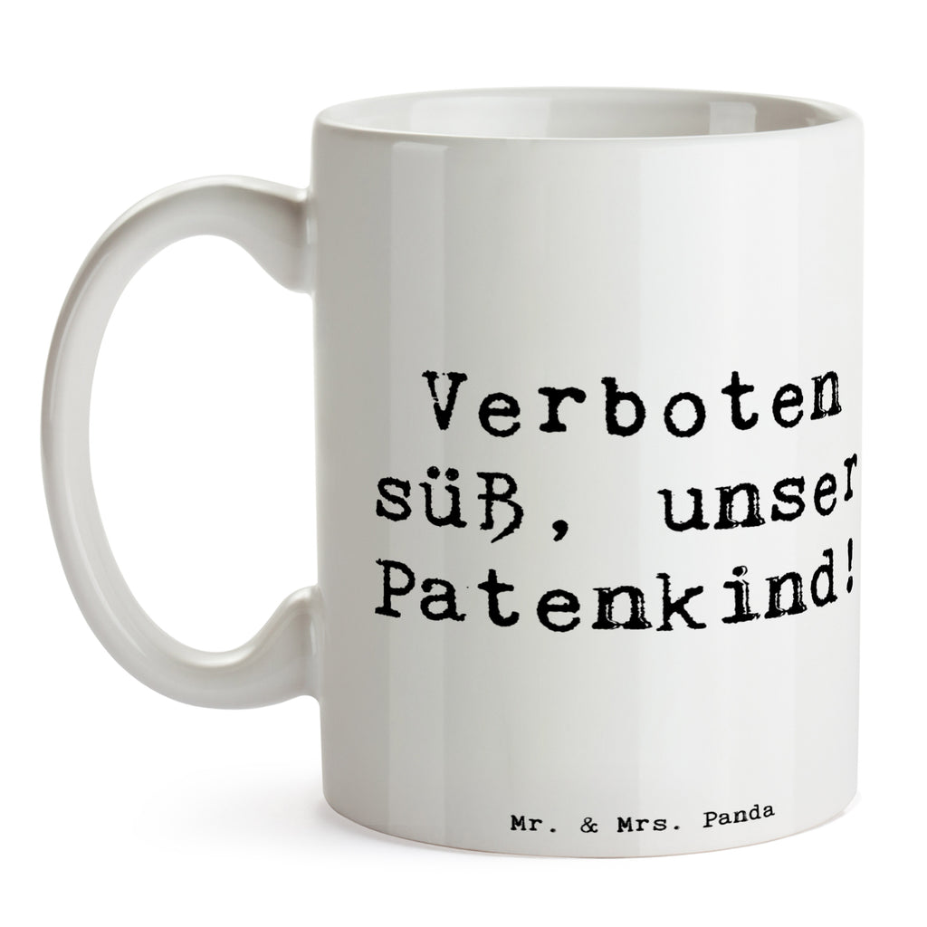 Tasse Spruch Verboten süß Patenkind Tasse, Kaffeetasse, Teetasse, Becher, Kaffeebecher, Teebecher, Keramiktasse, Porzellantasse, Büro Tasse, Geschenk Tasse, Tasse Sprüche, Tasse Motive, Kaffeetassen, Tasse bedrucken, Designer Tasse, Cappuccino Tassen, Schöne Teetassen, Familie, Vatertag, Muttertag, Bruder, Schwester, Mama, Papa, Oma, Opa