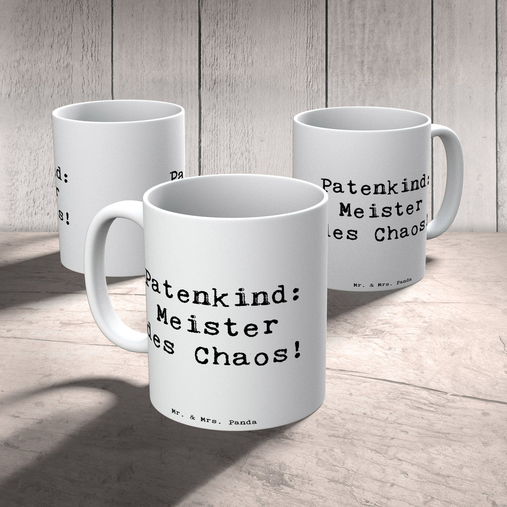 Tasse Spruch Patenkind Chaosmeister Tasse, Kaffeetasse, Teetasse, Becher, Kaffeebecher, Teebecher, Keramiktasse, Porzellantasse, Büro Tasse, Geschenk Tasse, Tasse Sprüche, Tasse Motive, Kaffeetassen, Tasse bedrucken, Designer Tasse, Cappuccino Tassen, Schöne Teetassen, Familie, Vatertag, Muttertag, Bruder, Schwester, Mama, Papa, Oma, Opa