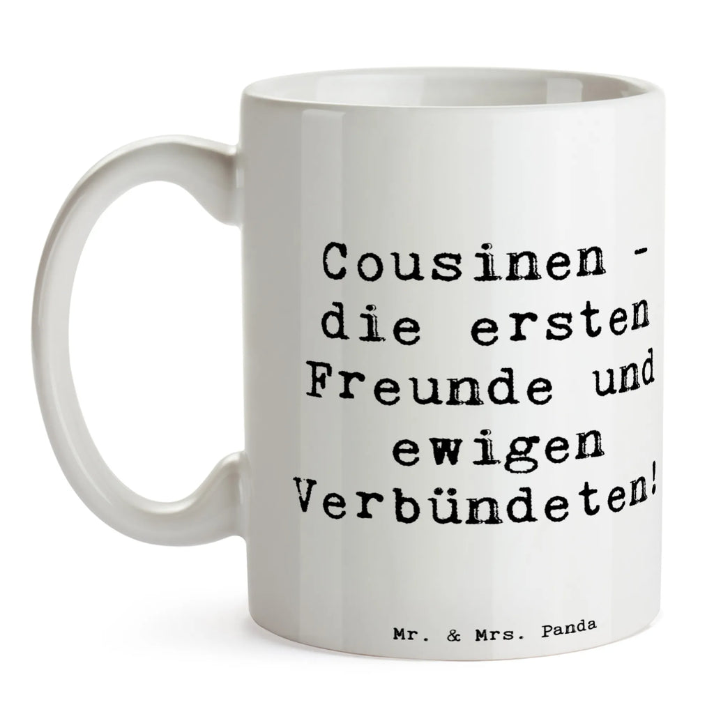 Tasse Spruch Cousine Freunde Tasse, Kaffeetasse, Teetasse, Becher, Kaffeebecher, Teebecher, Keramiktasse, Porzellantasse, Büro Tasse, Geschenk Tasse, Tasse Sprüche, Tasse Motive, Kaffeetassen, Tasse bedrucken, Designer Tasse, Cappuccino Tassen, Schöne Teetassen, Familie, Vatertag, Muttertag, Bruder, Schwester, Mama, Papa, Oma, Opa