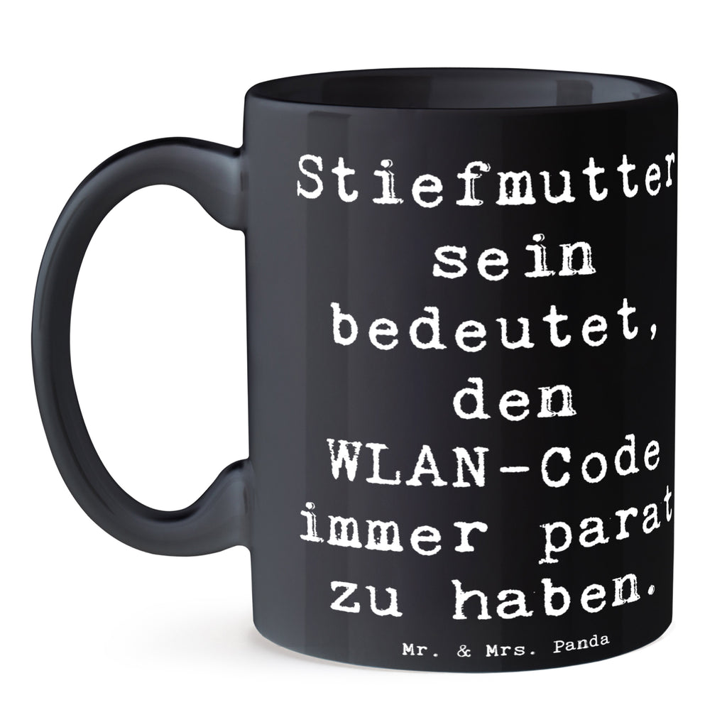 Tasse Stiefmutter WLAN Tasse, Kaffeetasse, Teetasse, Becher, Kaffeebecher, Teebecher, Keramiktasse, Porzellantasse, Büro Tasse, Geschenk Tasse, Tasse Sprüche, Tasse Motive, Familie, Vatertag, Muttertag, Bruder, Schwester, Mama, Papa, Oma, Opa