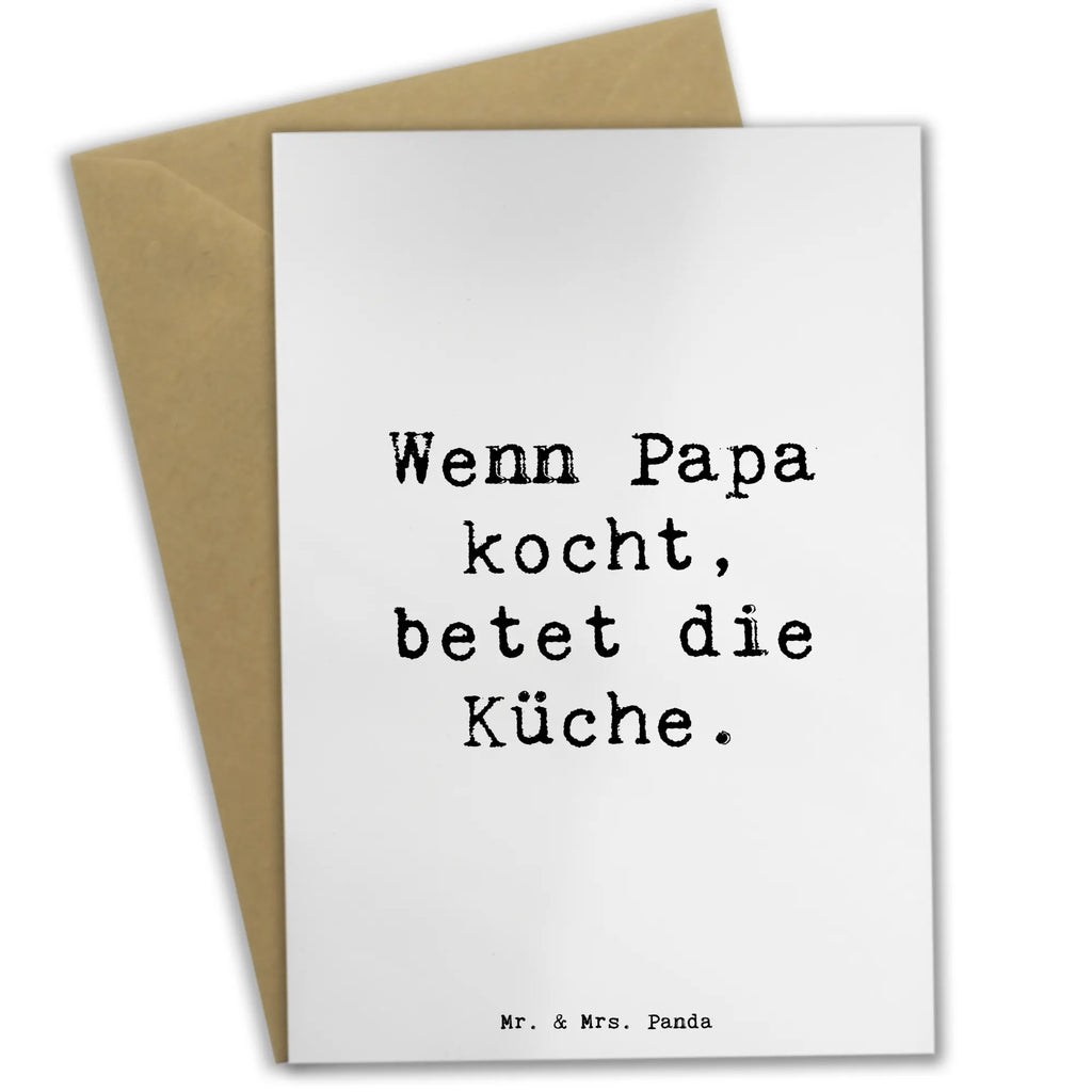 Grußkarte Spruch Vater Koch Grußkarte, Klappkarte, Einladungskarte, Glückwunschkarte, Hochzeitskarte, Geburtstagskarte, Karte, Ansichtskarten, Familie, Vatertag, Muttertag, Bruder, Schwester, Mama, Papa, Oma, Opa