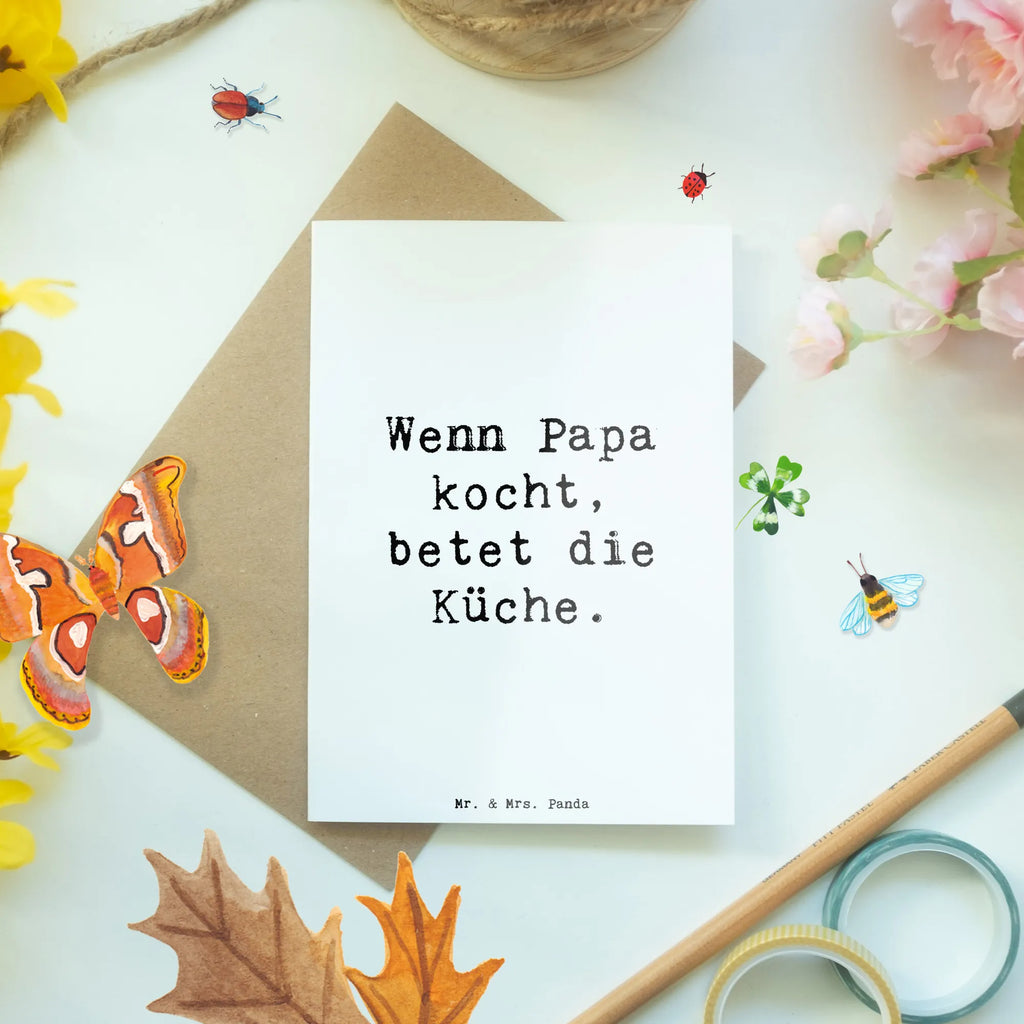 Grußkarte Spruch Vater Koch Grußkarte, Klappkarte, Einladungskarte, Glückwunschkarte, Hochzeitskarte, Geburtstagskarte, Karte, Ansichtskarten, Familie, Vatertag, Muttertag, Bruder, Schwester, Mama, Papa, Oma, Opa