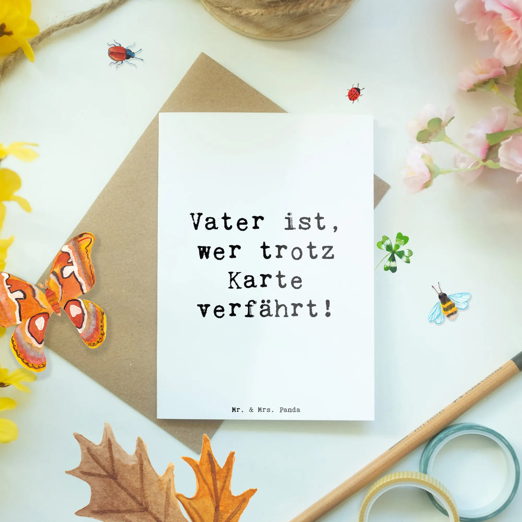 Grußkarte Spruch Vater Abenteuer Grußkarte, Klappkarte, Einladungskarte, Glückwunschkarte, Hochzeitskarte, Geburtstagskarte, Karte, Ansichtskarten, Familie, Vatertag, Muttertag, Bruder, Schwester, Mama, Papa, Oma, Opa