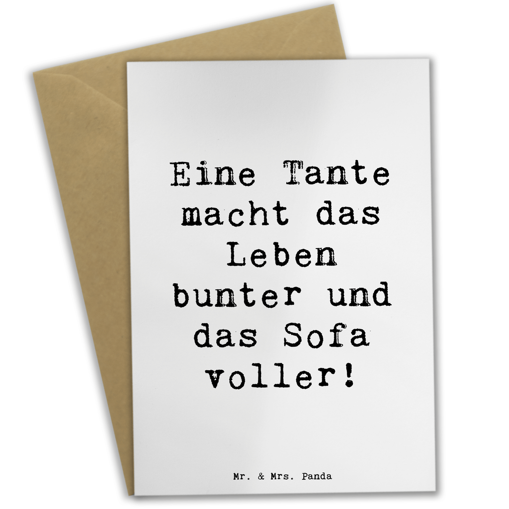 Grußkarte Spruch Bunte Tante Grußkarte, Klappkarte, Einladungskarte, Glückwunschkarte, Hochzeitskarte, Geburtstagskarte, Karte, Ansichtskarten, Familie, Vatertag, Muttertag, Bruder, Schwester, Mama, Papa, Oma, Opa