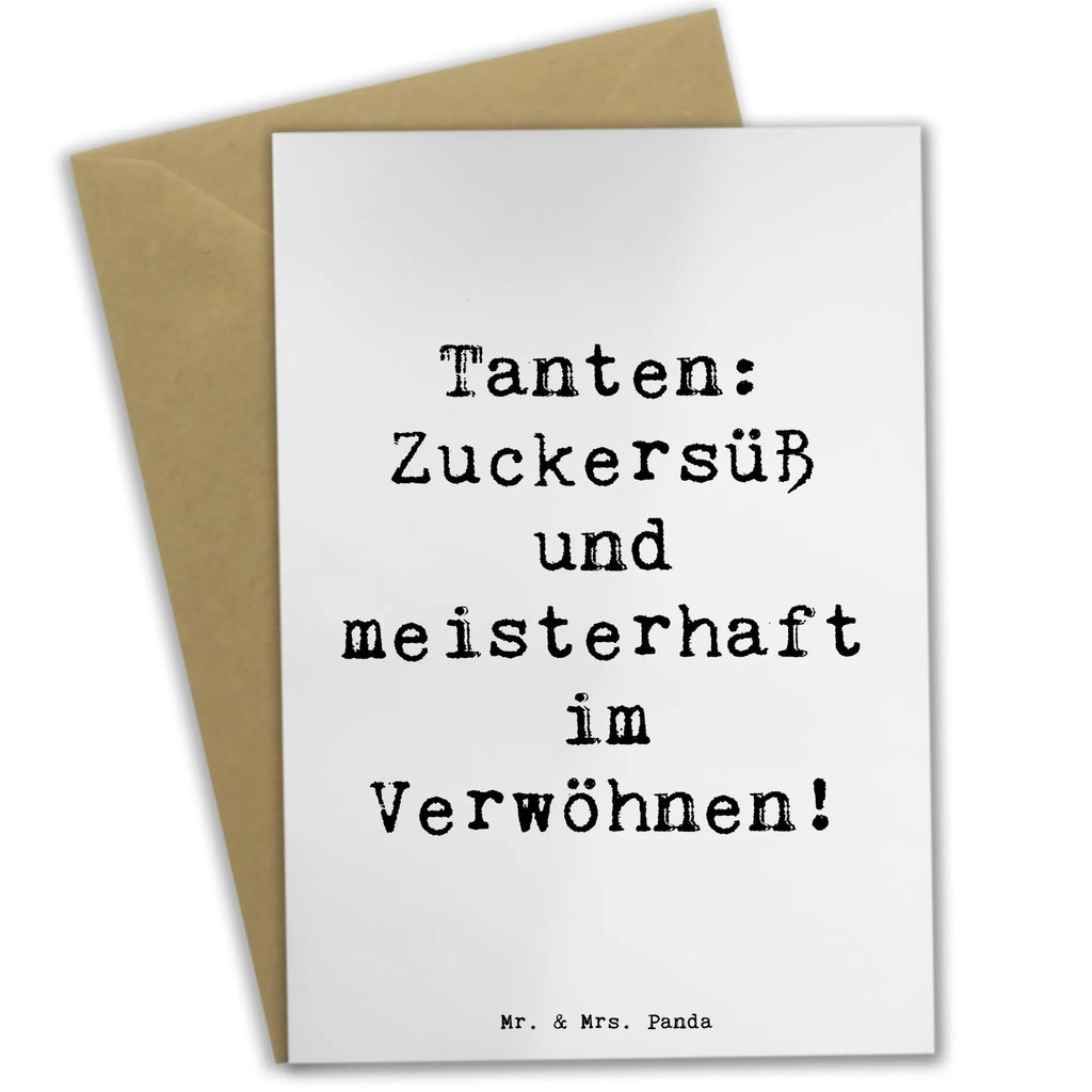 Grußkarte Spruch Tante Zuckersüß Grußkarte, Klappkarte, Einladungskarte, Glückwunschkarte, Hochzeitskarte, Geburtstagskarte, Karte, Ansichtskarten, Familie, Vatertag, Muttertag, Bruder, Schwester, Mama, Papa, Oma, Opa