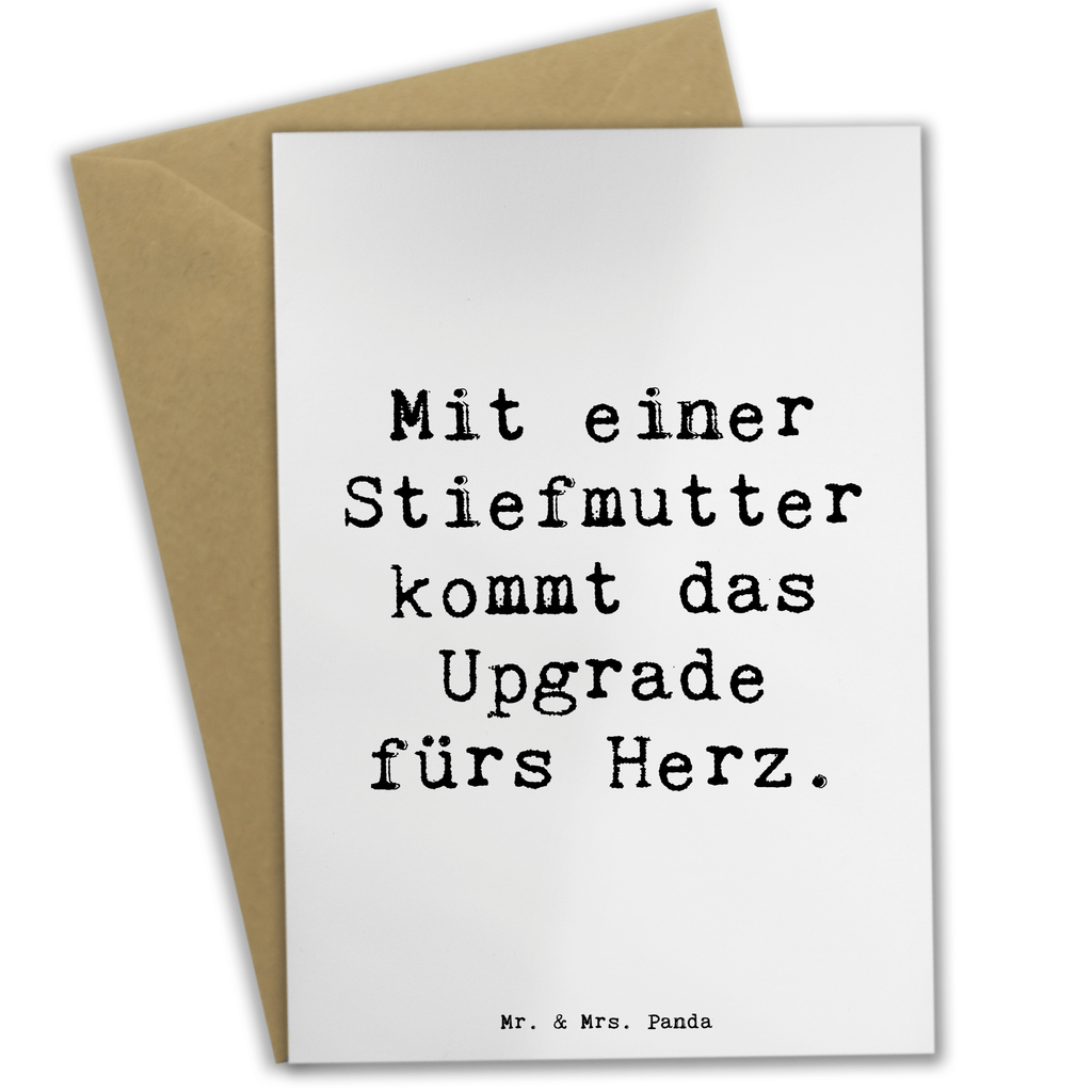 Grußkarte Spruch Herz Stiefmutter Grußkarte, Klappkarte, Einladungskarte, Glückwunschkarte, Hochzeitskarte, Geburtstagskarte, Karte, Ansichtskarten, Familie, Vatertag, Muttertag, Bruder, Schwester, Mama, Papa, Oma, Opa