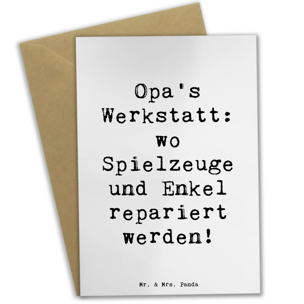 Grußkarte Spruch Großeltern Werkstatt Grußkarte, Klappkarte, Einladungskarte, Glückwunschkarte, Hochzeitskarte, Geburtstagskarte, Karte, Ansichtskarten, Familie, Vatertag, Muttertag, Bruder, Schwester, Mama, Papa, Oma, Opa