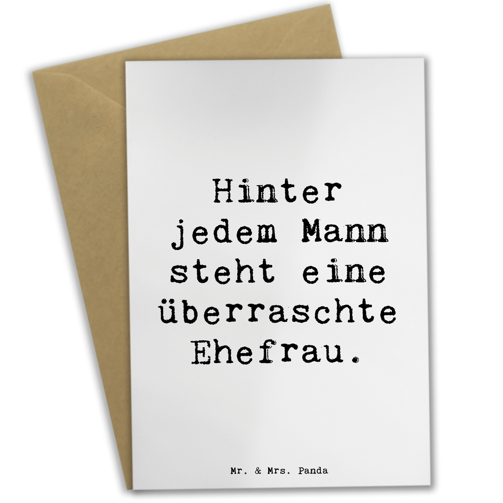 Grußkarte Spruch Überraschte Ehefrau Grußkarte, Klappkarte, Einladungskarte, Glückwunschkarte, Hochzeitskarte, Geburtstagskarte, Karte, Ansichtskarten, Familie, Vatertag, Muttertag, Bruder, Schwester, Mama, Papa, Oma, Opa