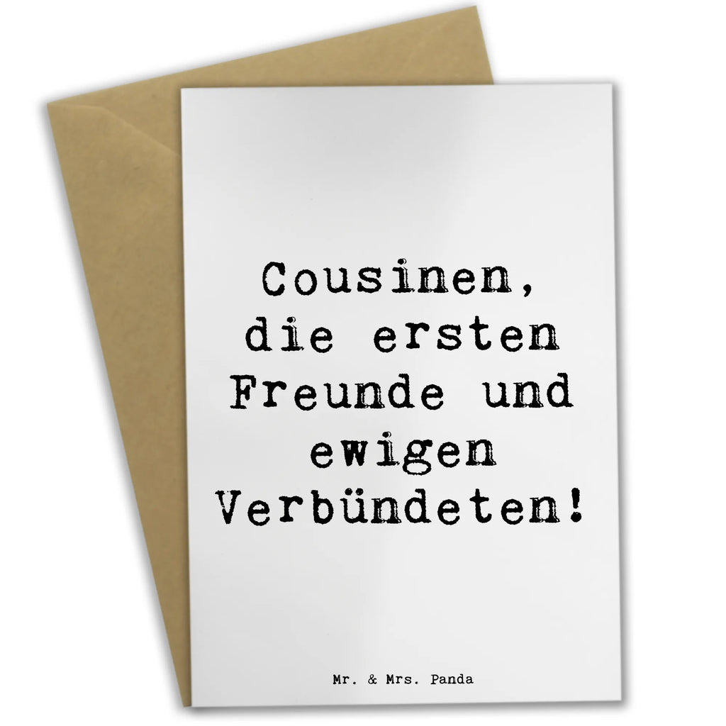 Grußkarte Spruch Cousine Freunde Grußkarte, Klappkarte, Einladungskarte, Glückwunschkarte, Hochzeitskarte, Geburtstagskarte, Karte, Ansichtskarten, Familie, Vatertag, Muttertag, Bruder, Schwester, Mama, Papa, Oma, Opa