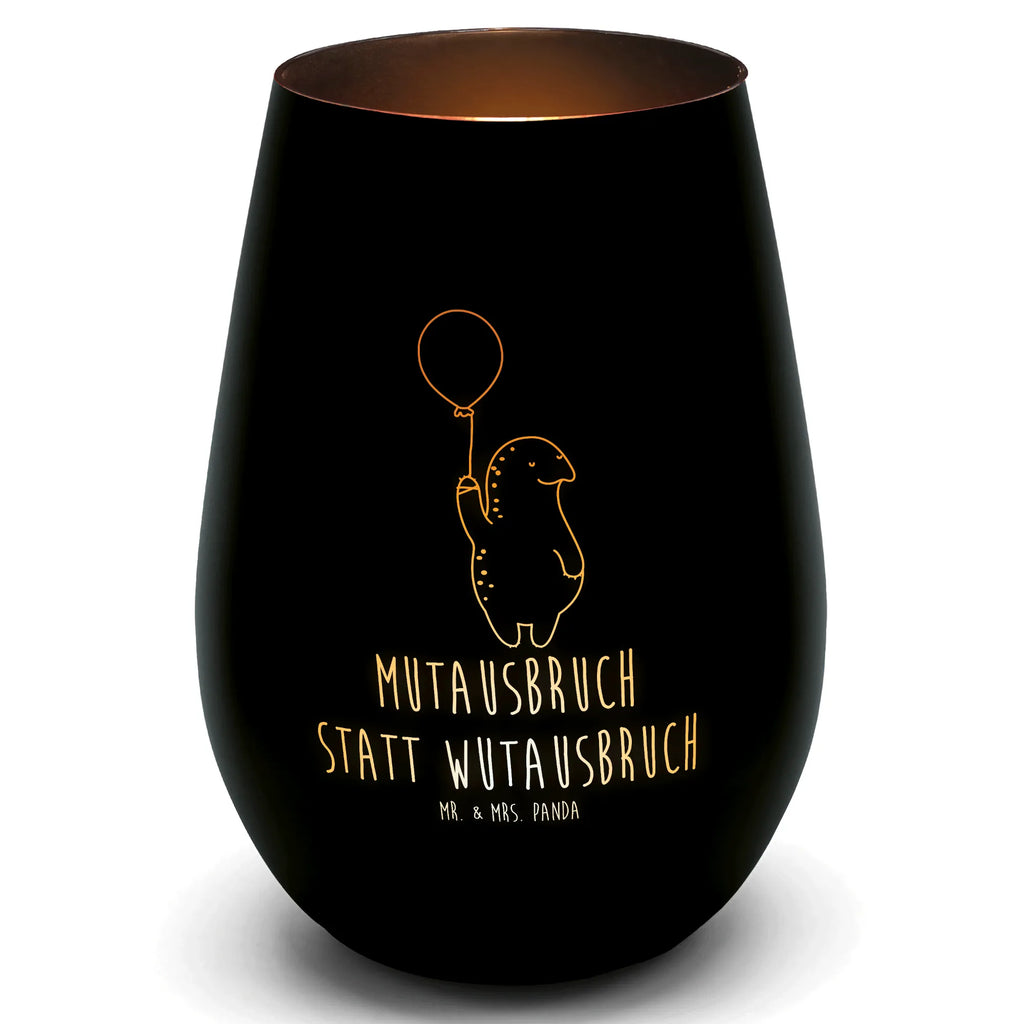 Gold Windlicht Schildkröte Luftballon Windlicht, Teelicht, Graviertes Windlicht, Windlicht Gravur, Kerze, Windlicht aus Glas, Teelicht aus Glas, Schildkröte, Schildkröten, Mutausbruch, Motivation, Motivationsspruch