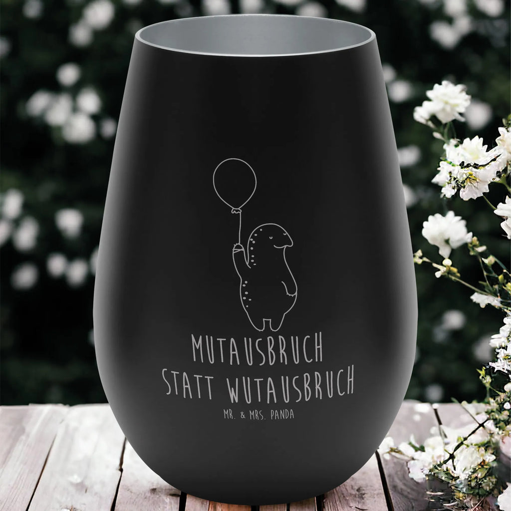 Gold Windlicht Schildkröte Luftballon Windlicht, Teelicht, Graviertes Windlicht, Windlicht Gravur, Kerze, Windlicht aus Glas, Teelicht aus Glas, Schildkröte, Schildkröten, Mutausbruch, Motivation, Motivationsspruch