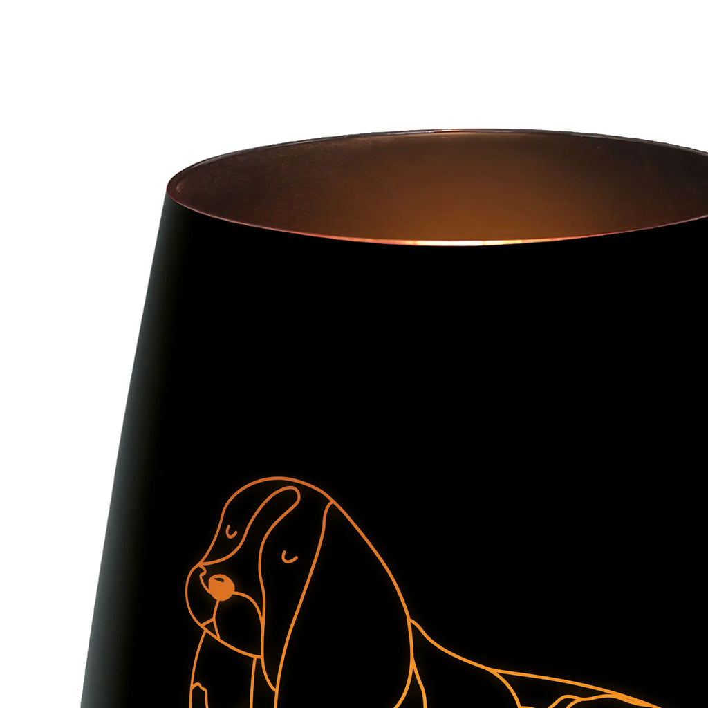 Gold Windlicht Hund Basset Hound Windlicht, Teelicht, Graviertes Windlicht, Windlicht Gravur, Kerze, Windlicht aus Glas, Teelicht aus Glas, Hund, Hundemotiv, Haustier, Hunderasse, Tierliebhaber, Hundebesitzer, Sprüche, Basset Hound, Basset, Hundeliebe, kinderlos