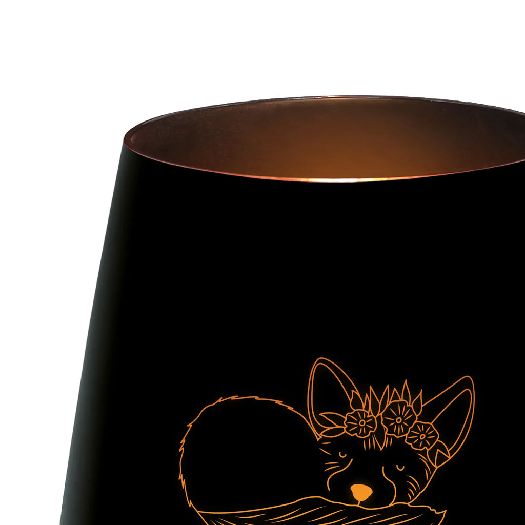 Gold Windlicht Personalisiert Wüstenfuchs Blumen Personalisiertes Windlicht, Personalisiertes Teelicht, Personalisiertes Graviertes Windlicht, Personalisiertes Windlicht Gravur, Personalisierte Kerze, Personalisiertes Windlicht aus Glas, Personalisiertes Teelicht aus Glas, Personalisiertes Windlicht mit Namen, Teelicht mit Namen, Graviertes Windlicht mit Namen, Windlicht Gravur mit Namen, Kerze mit Namen, Windlicht aus Glas mit Namen, Teelicht aus Glas mit Namen, Wunschtext, Personalisierbar, Selbst gestalten, Afrika, Wildtiere, Wüste, Wüstenfuchs, Blumen, Blumenkranz, Glücklich