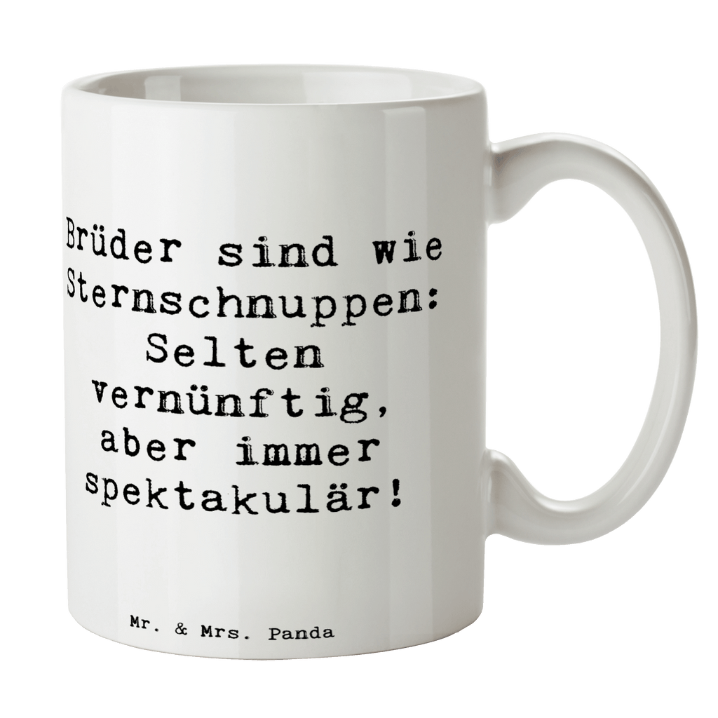 Tasse Spruch Brüder Sternschnuppen Tasse, Kaffeetasse, Teetasse, Becher, Kaffeebecher, Teebecher, Keramiktasse, Porzellantasse, Büro Tasse, Geschenk Tasse, Tasse Sprüche, Tasse Motive, Kaffeetassen, Tasse bedrucken, Designer Tasse, Cappuccino Tassen, Schöne Teetassen, Familie, Vatertag, Muttertag, Bruder, Schwester, Mama, Papa, Oma, Opa