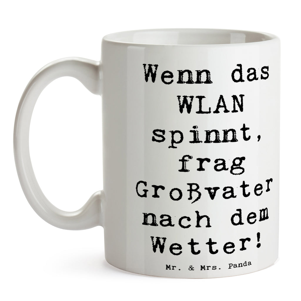 Tasse WLAN Großvater Tasse, Kaffeetasse, Teetasse, Becher, Kaffeebecher, Teebecher, Keramiktasse, Porzellantasse, Büro Tasse, Geschenk Tasse, Tasse Sprüche, Tasse Motive, Kaffeetassen, Tasse bedrucken, Designer Tasse, Cappuccino Tassen, Schöne Teetassen, Familie, Vatertag, Muttertag, Bruder, Schwester, Mama, Papa, Oma, Opa