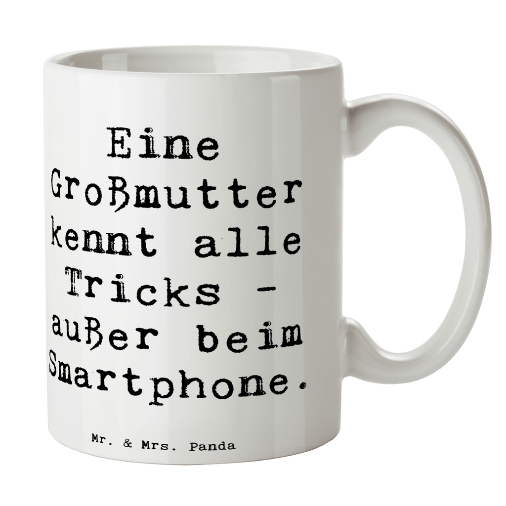 Tasse Spruch Großmutter Tricks Tasse, Kaffeetasse, Teetasse, Becher, Kaffeebecher, Teebecher, Keramiktasse, Porzellantasse, Büro Tasse, Geschenk Tasse, Tasse Sprüche, Tasse Motive, Kaffeetassen, Tasse bedrucken, Designer Tasse, Cappuccino Tassen, Schöne Teetassen, Familie, Vatertag, Muttertag, Bruder, Schwester, Mama, Papa, Oma, Opa