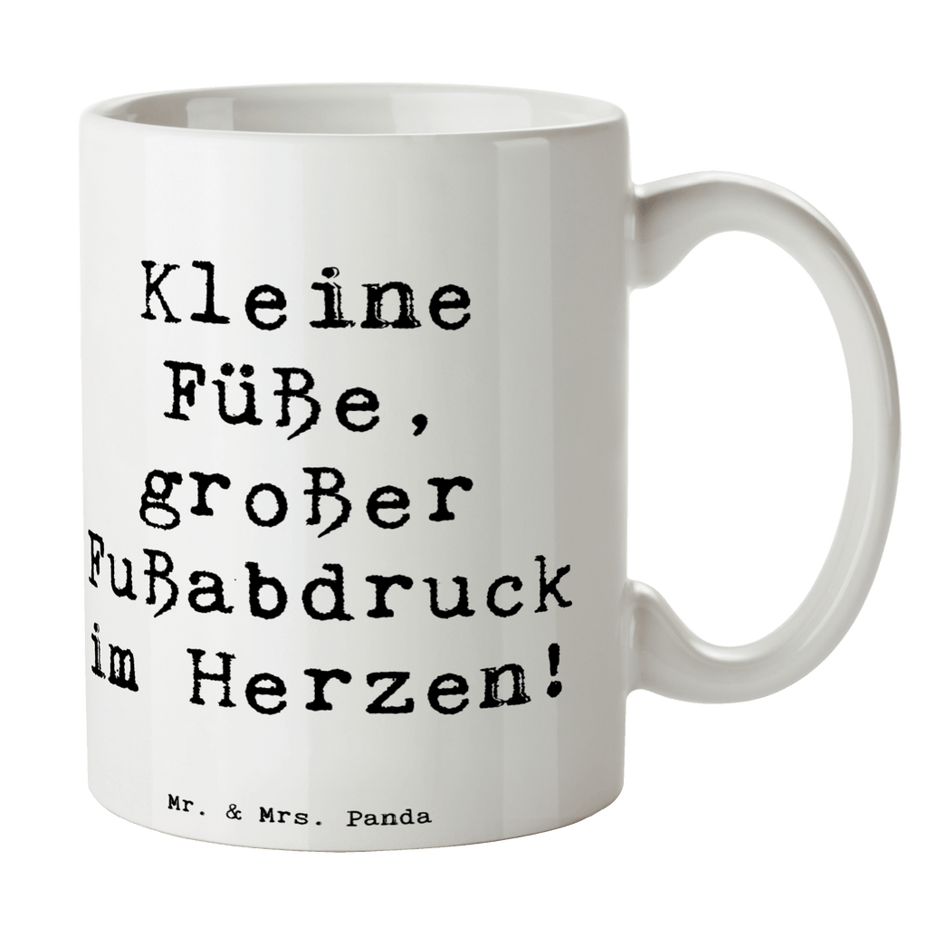 Tasse Spruch Kind Fußabdruck Tasse, Kaffeetasse, Teetasse, Becher, Kaffeebecher, Teebecher, Keramiktasse, Porzellantasse, Büro Tasse, Geschenk Tasse, Tasse Sprüche, Tasse Motive, Kaffeetassen, Tasse bedrucken, Designer Tasse, Cappuccino Tassen, Schöne Teetassen, Familie, Vatertag, Muttertag, Bruder, Schwester, Mama, Papa, Oma, Opa