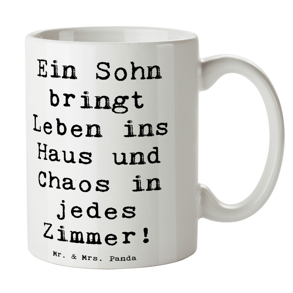 Tasse Spruch Lebhafter Sohn Tasse, Kaffeetasse, Teetasse, Becher, Kaffeebecher, Teebecher, Keramiktasse, Porzellantasse, Büro Tasse, Geschenk Tasse, Tasse Sprüche, Tasse Motive, Kaffeetassen, Tasse bedrucken, Designer Tasse, Cappuccino Tassen, Schöne Teetassen, Familie, Vatertag, Muttertag, Bruder, Schwester, Mama, Papa, Oma, Opa