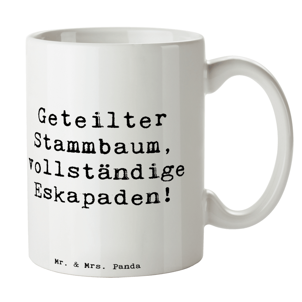 Tasse Spruch Halbbruder Eskapaden Tasse, Kaffeetasse, Teetasse, Becher, Kaffeebecher, Teebecher, Keramiktasse, Porzellantasse, Büro Tasse, Geschenk Tasse, Tasse Sprüche, Tasse Motive, Kaffeetassen, Tasse bedrucken, Designer Tasse, Cappuccino Tassen, Schöne Teetassen, Familie, Vatertag, Muttertag, Bruder, Schwester, Mama, Papa, Oma, Opa