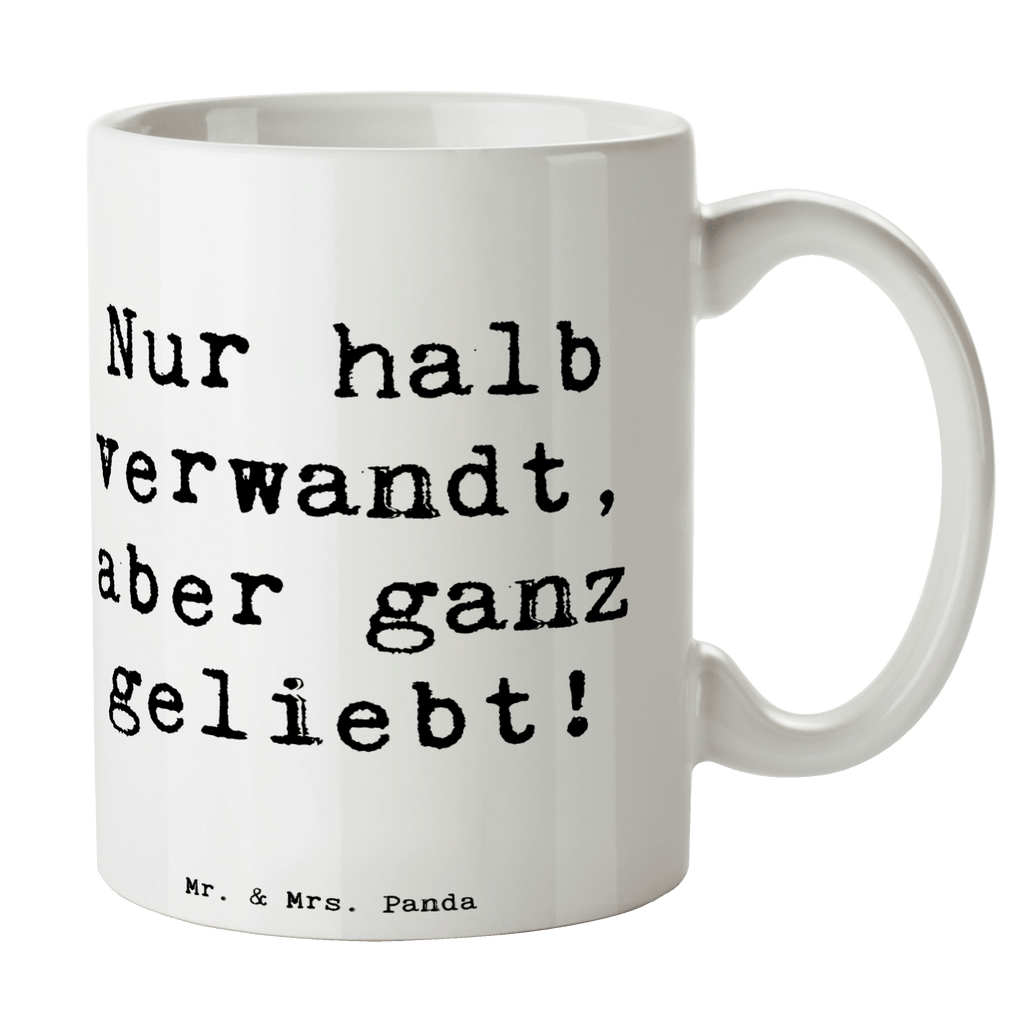 Tasse Spruch Halbbruder Liebe Tasse, Kaffeetasse, Teetasse, Becher, Kaffeebecher, Teebecher, Keramiktasse, Porzellantasse, Büro Tasse, Geschenk Tasse, Tasse Sprüche, Tasse Motive, Kaffeetassen, Tasse bedrucken, Designer Tasse, Cappuccino Tassen, Schöne Teetassen, Familie, Vatertag, Muttertag, Bruder, Schwester, Mama, Papa, Oma, Opa