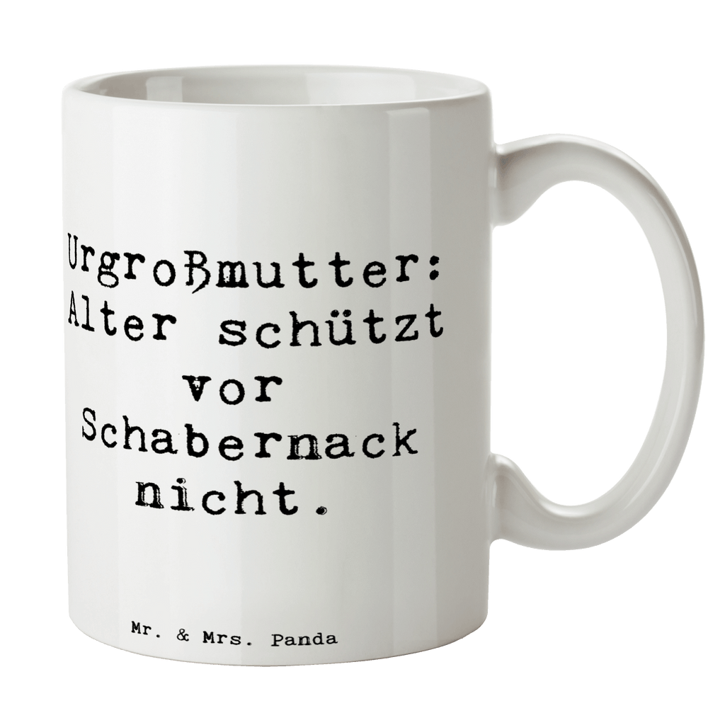 Tasse Spruch Urgroßmutter Schabernack Tasse, Kaffeetasse, Teetasse, Becher, Kaffeebecher, Teebecher, Keramiktasse, Porzellantasse, Büro Tasse, Geschenk Tasse, Tasse Sprüche, Tasse Motive, Kaffeetassen, Tasse bedrucken, Designer Tasse, Cappuccino Tassen, Schöne Teetassen, Familie, Vatertag, Muttertag, Bruder, Schwester, Mama, Papa, Oma, Opa