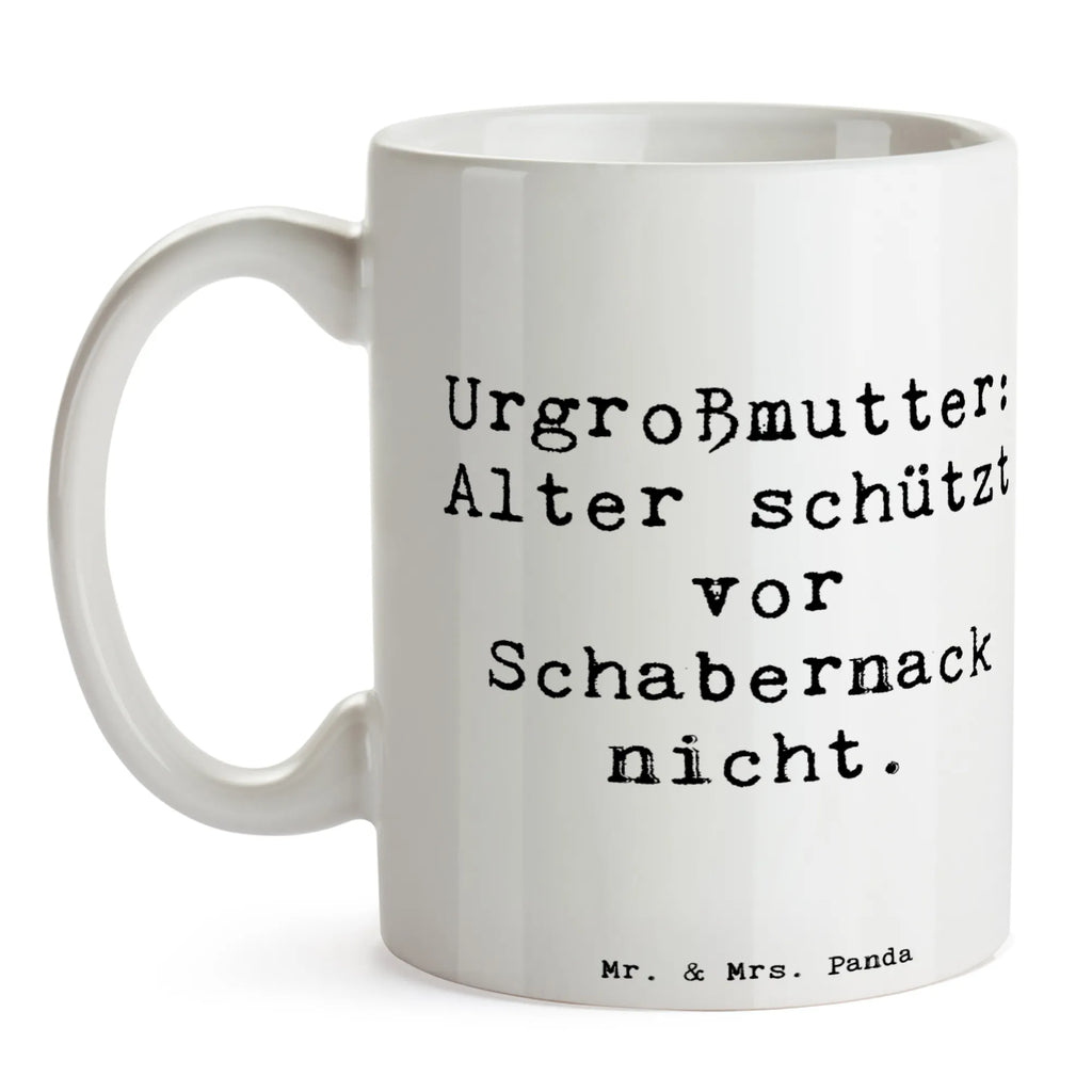 Tasse Spruch Urgroßmutter Schabernack Tasse, Kaffeetasse, Teetasse, Becher, Kaffeebecher, Teebecher, Keramiktasse, Porzellantasse, Büro Tasse, Geschenk Tasse, Tasse Sprüche, Tasse Motive, Kaffeetassen, Tasse bedrucken, Designer Tasse, Cappuccino Tassen, Schöne Teetassen, Familie, Vatertag, Muttertag, Bruder, Schwester, Mama, Papa, Oma, Opa