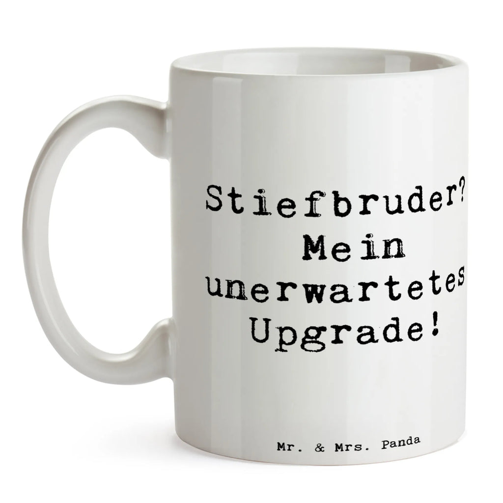 Tasse Spruch Stiefbruder Upgrade Tasse, Kaffeetasse, Teetasse, Becher, Kaffeebecher, Teebecher, Keramiktasse, Porzellantasse, Büro Tasse, Geschenk Tasse, Tasse Sprüche, Tasse Motive, Kaffeetassen, Tasse bedrucken, Designer Tasse, Cappuccino Tassen, Schöne Teetassen, Familie, Vatertag, Muttertag, Bruder, Schwester, Mama, Papa, Oma, Opa