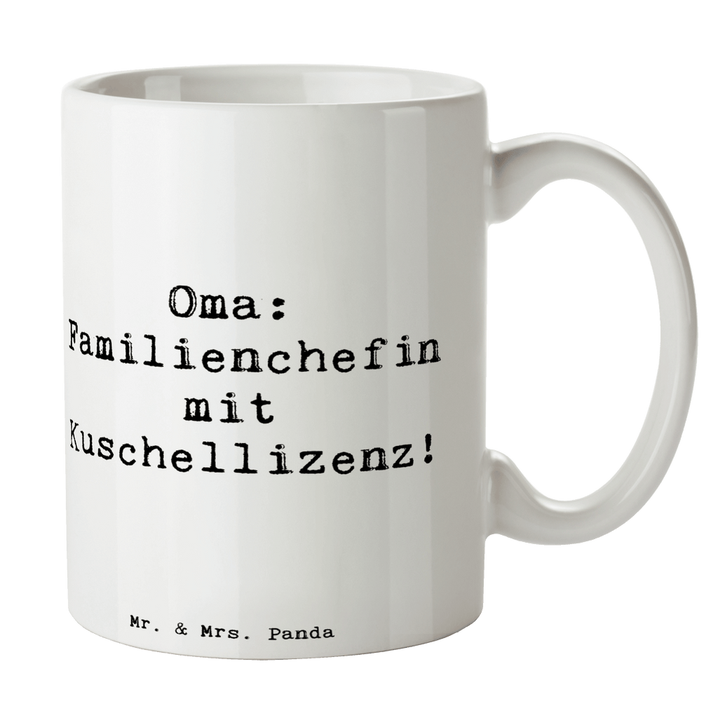 Tasse Spruch Oma Familienchefin Tasse, Kaffeetasse, Teetasse, Becher, Kaffeebecher, Teebecher, Keramiktasse, Porzellantasse, Büro Tasse, Geschenk Tasse, Tasse Sprüche, Tasse Motive, Kaffeetassen, Tasse bedrucken, Designer Tasse, Cappuccino Tassen, Schöne Teetassen, Familie, Vatertag, Muttertag, Bruder, Schwester, Mama, Papa, Oma, Opa