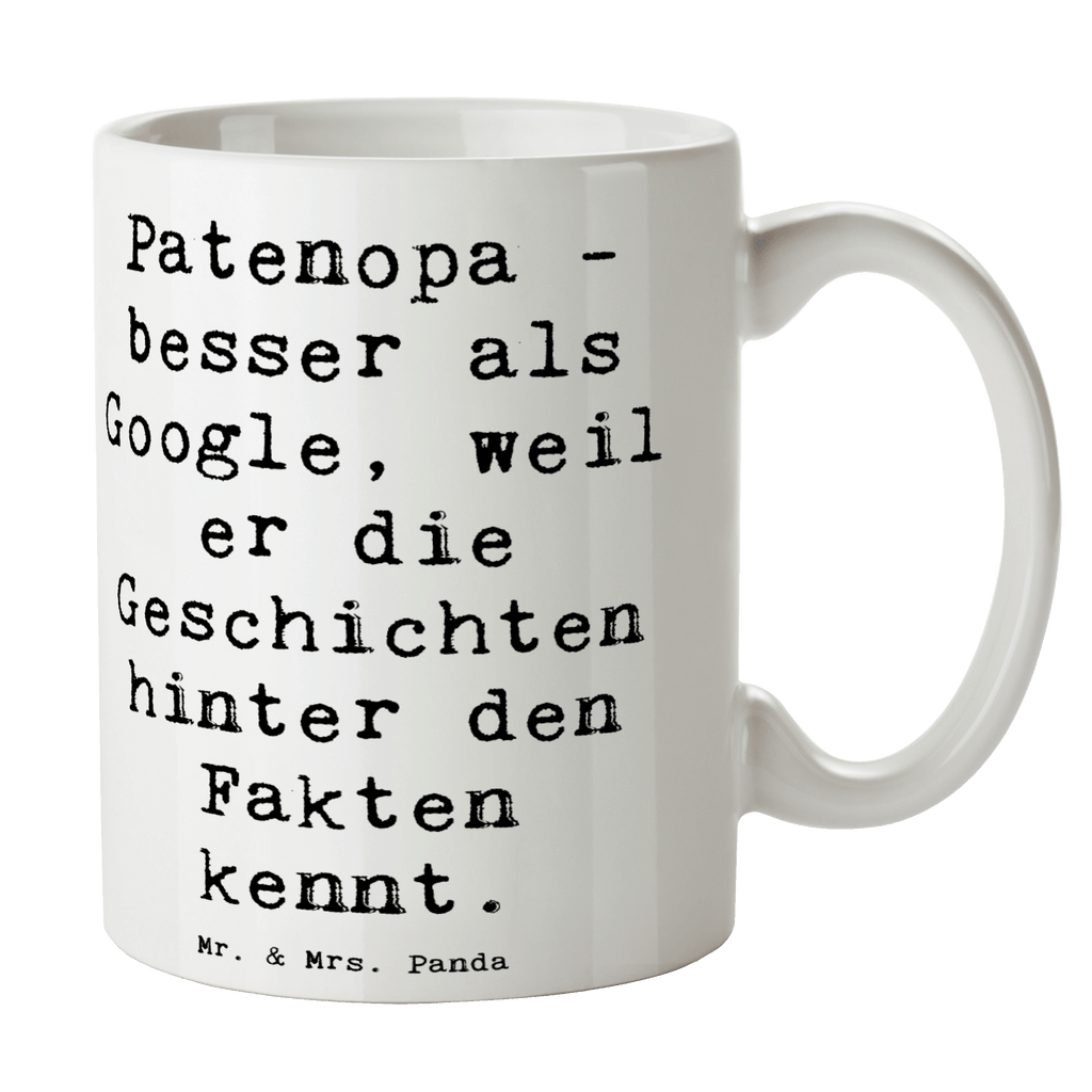 Tasse Spruch Patenopa Geschichten Tasse, Kaffeetasse, Teetasse, Becher, Kaffeebecher, Teebecher, Keramiktasse, Porzellantasse, Büro Tasse, Geschenk Tasse, Tasse Sprüche, Tasse Motive, Kaffeetassen, Tasse bedrucken, Designer Tasse, Cappuccino Tassen, Schöne Teetassen, Familie, Vatertag, Muttertag, Bruder, Schwester, Mama, Papa, Oma, Opa