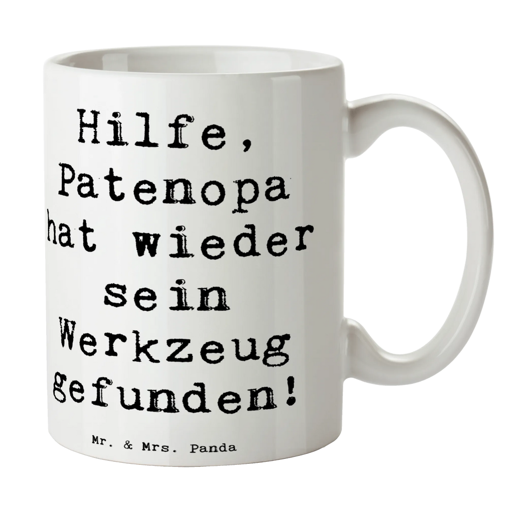 Tasse Spruch Patenopa Abenteuer Tasse, Kaffeetasse, Teetasse, Becher, Kaffeebecher, Teebecher, Keramiktasse, Porzellantasse, Büro Tasse, Geschenk Tasse, Tasse Sprüche, Tasse Motive, Kaffeetassen, Tasse bedrucken, Designer Tasse, Cappuccino Tassen, Schöne Teetassen, Familie, Vatertag, Muttertag, Bruder, Schwester, Mama, Papa, Oma, Opa