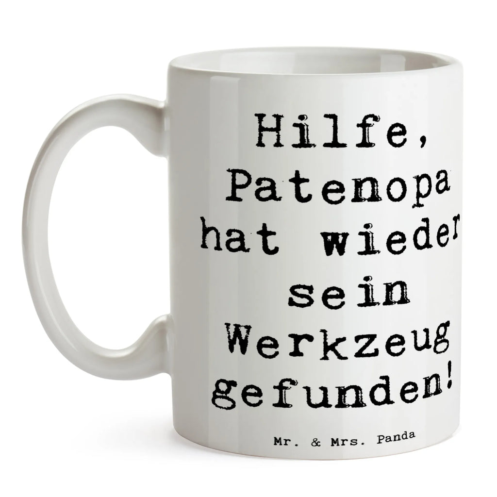 Tasse Spruch Patenopa Abenteuer Tasse, Kaffeetasse, Teetasse, Becher, Kaffeebecher, Teebecher, Keramiktasse, Porzellantasse, Büro Tasse, Geschenk Tasse, Tasse Sprüche, Tasse Motive, Kaffeetassen, Tasse bedrucken, Designer Tasse, Cappuccino Tassen, Schöne Teetassen, Familie, Vatertag, Muttertag, Bruder, Schwester, Mama, Papa, Oma, Opa