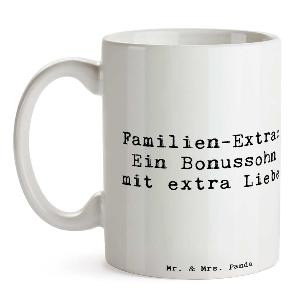 Tasse Spruch Bonussohn Liebe Tasse, Kaffeetasse, Teetasse, Becher, Kaffeebecher, Teebecher, Keramiktasse, Porzellantasse, Büro Tasse, Geschenk Tasse, Tasse Sprüche, Tasse Motive, Kaffeetassen, Tasse bedrucken, Designer Tasse, Cappuccino Tassen, Schöne Teetassen, Familie, Vatertag, Muttertag, Bruder, Schwester, Mama, Papa, Oma, Opa