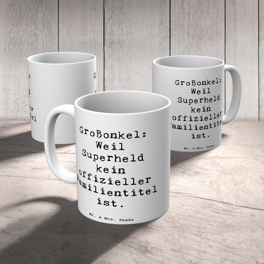 Tasse Spruch Großonkel Superheld Tasse, Kaffeetasse, Teetasse, Becher, Kaffeebecher, Teebecher, Keramiktasse, Porzellantasse, Büro Tasse, Geschenk Tasse, Tasse Sprüche, Tasse Motive, Kaffeetassen, Tasse bedrucken, Designer Tasse, Cappuccino Tassen, Schöne Teetassen, Familie, Vatertag, Muttertag, Bruder, Schwester, Mama, Papa, Oma, Opa