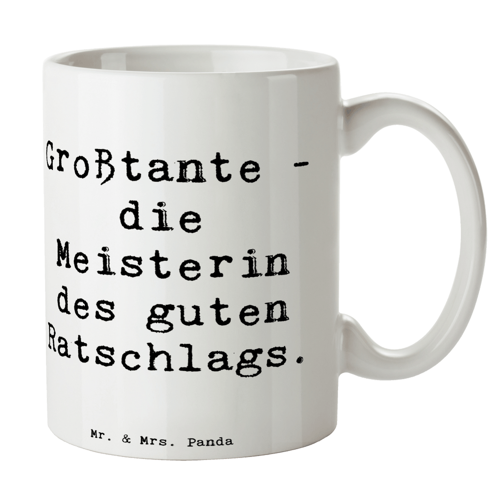 Tasse Spruch Großtante Ratschlag Tasse, Kaffeetasse, Teetasse, Becher, Kaffeebecher, Teebecher, Keramiktasse, Porzellantasse, Büro Tasse, Geschenk Tasse, Tasse Sprüche, Tasse Motive, Kaffeetassen, Tasse bedrucken, Designer Tasse, Cappuccino Tassen, Schöne Teetassen, Familie, Vatertag, Muttertag, Bruder, Schwester, Mama, Papa, Oma, Opa