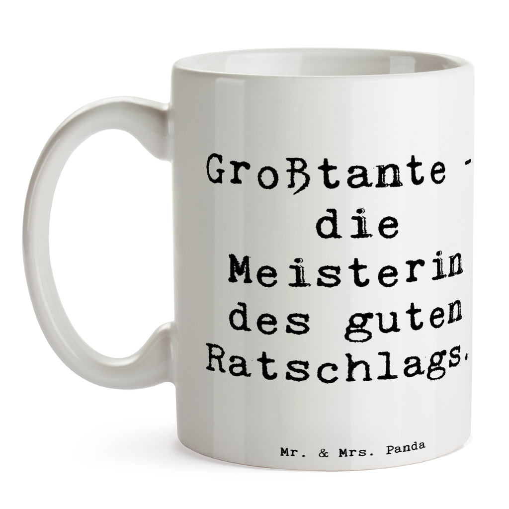 Tasse Spruch Großtante Ratschlag Tasse, Kaffeetasse, Teetasse, Becher, Kaffeebecher, Teebecher, Keramiktasse, Porzellantasse, Büro Tasse, Geschenk Tasse, Tasse Sprüche, Tasse Motive, Kaffeetassen, Tasse bedrucken, Designer Tasse, Cappuccino Tassen, Schöne Teetassen, Familie, Vatertag, Muttertag, Bruder, Schwester, Mama, Papa, Oma, Opa