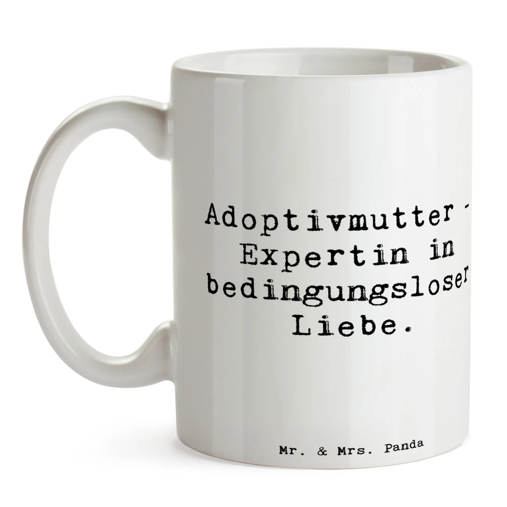 Tasse Spruch Adoptivmutter Expertin Tasse, Kaffeetasse, Teetasse, Becher, Kaffeebecher, Teebecher, Keramiktasse, Porzellantasse, Büro Tasse, Geschenk Tasse, Tasse Sprüche, Tasse Motive, Kaffeetassen, Tasse bedrucken, Designer Tasse, Cappuccino Tassen, Schöne Teetassen, Familie, Vatertag, Muttertag, Bruder, Schwester, Mama, Papa, Oma, Opa