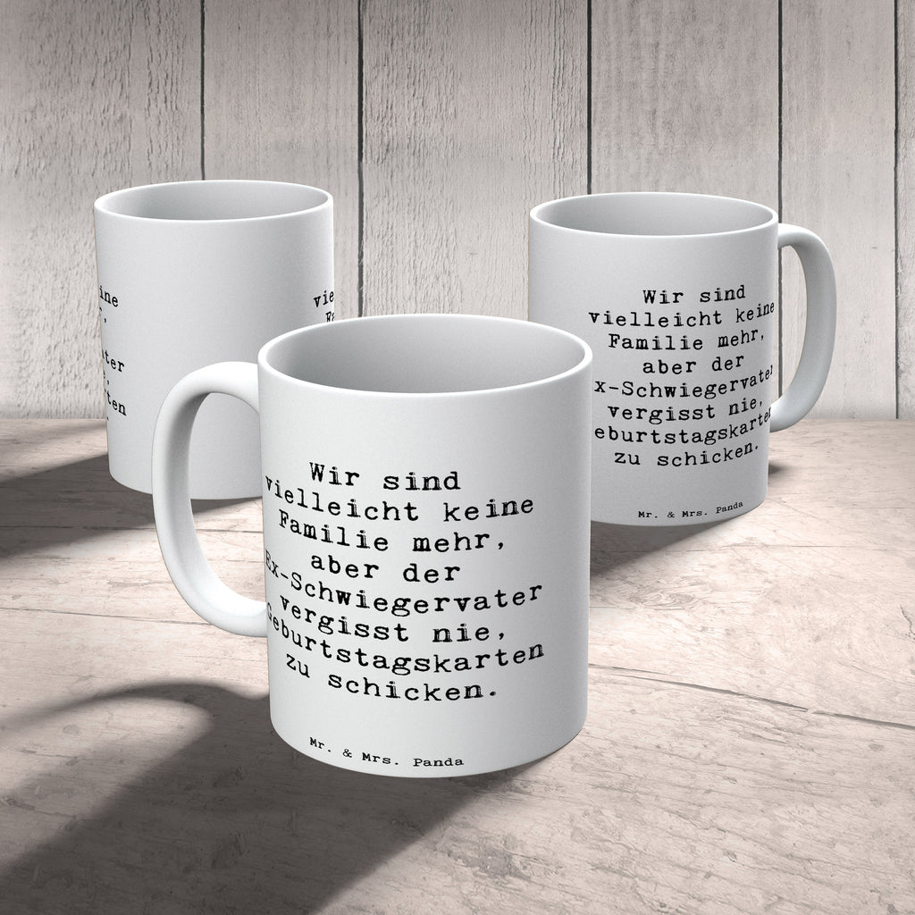 Tasse Spruch Ex-Schwiegervater Grüße Tasse, Kaffeetasse, Teetasse, Becher, Kaffeebecher, Teebecher, Keramiktasse, Porzellantasse, Büro Tasse, Geschenk Tasse, Tasse Sprüche, Tasse Motive, Kaffeetassen, Tasse bedrucken, Designer Tasse, Cappuccino Tassen, Schöne Teetassen, Familie, Vatertag, Muttertag, Bruder, Schwester, Mama, Papa, Oma, Opa