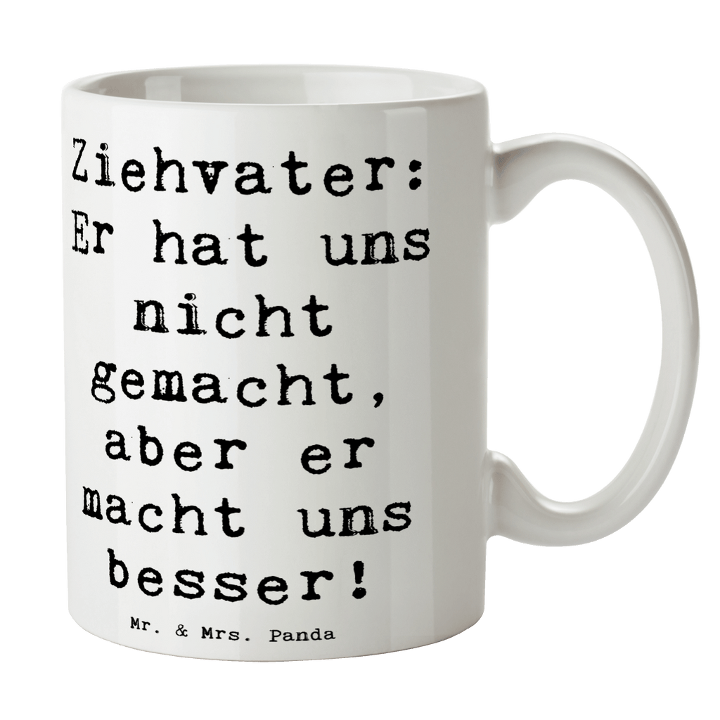 Tasse Spruch Ziehvater Liebe Tasse, Kaffeetasse, Teetasse, Becher, Kaffeebecher, Teebecher, Keramiktasse, Porzellantasse, Büro Tasse, Geschenk Tasse, Tasse Sprüche, Tasse Motive, Kaffeetassen, Tasse bedrucken, Designer Tasse, Cappuccino Tassen, Schöne Teetassen, Familie, Vatertag, Muttertag, Bruder, Schwester, Mama, Papa, Oma, Opa