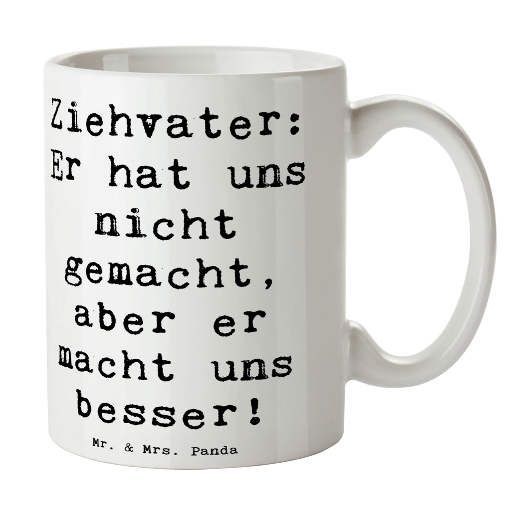 Tasse Spruch Ziehvater Liebe Tasse, Kaffeetasse, Teetasse, Becher, Kaffeebecher, Teebecher, Keramiktasse, Porzellantasse, Büro Tasse, Geschenk Tasse, Tasse Sprüche, Tasse Motive, Kaffeetassen, Tasse bedrucken, Designer Tasse, Cappuccino Tassen, Schöne Teetassen, Familie, Vatertag, Muttertag, Bruder, Schwester, Mama, Papa, Oma, Opa