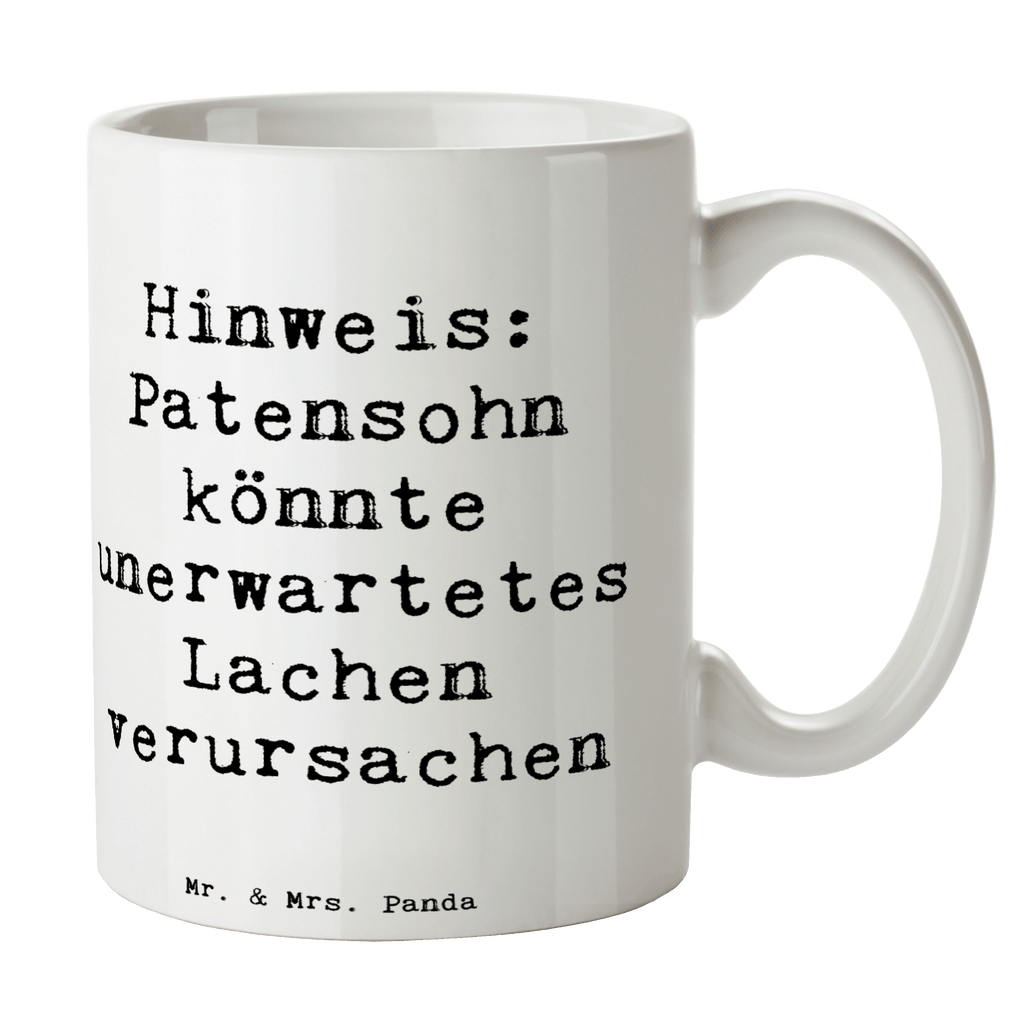 Tasse Spruch Unerwartetes Lachen Patensohn Tasse, Kaffeetasse, Teetasse, Becher, Kaffeebecher, Teebecher, Keramiktasse, Porzellantasse, Büro Tasse, Geschenk Tasse, Tasse Sprüche, Tasse Motive, Kaffeetassen, Tasse bedrucken, Designer Tasse, Cappuccino Tassen, Schöne Teetassen, Familie, Vatertag, Muttertag, Bruder, Schwester, Mama, Papa, Oma, Opa