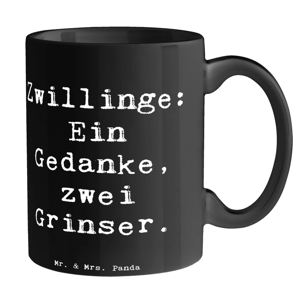 Tasse Spruch Zwillingsgeschwister Grinser Tasse, Kaffeetasse, Teetasse, Becher, Kaffeebecher, Teebecher, Keramiktasse, Porzellantasse, Büro Tasse, Geschenk Tasse, Tasse Sprüche, Tasse Motive, Kaffeetassen, Tasse bedrucken, Designer Tasse, Cappuccino Tassen, Schöne Teetassen, Familie, Vatertag, Muttertag, Bruder, Schwester, Mama, Papa, Oma, Opa