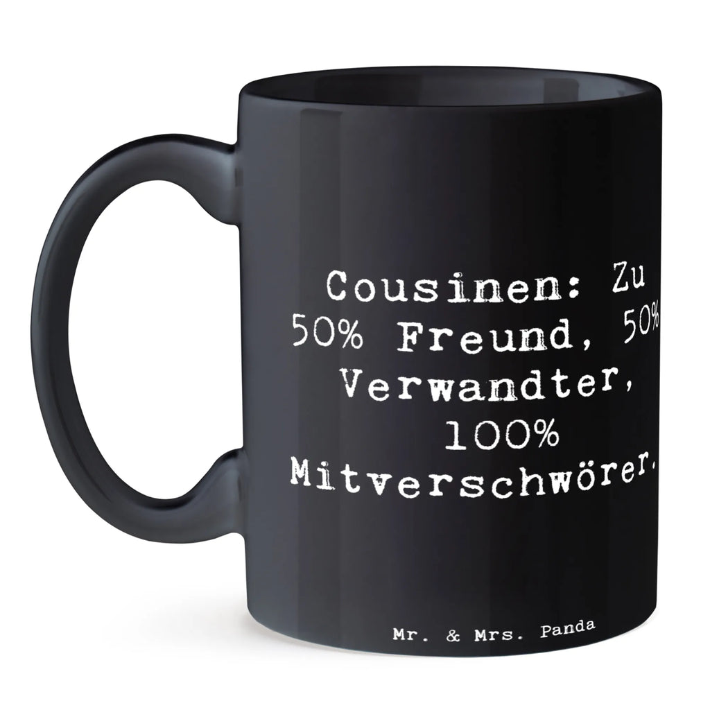 Tasse Spruch Cousin Mitverschwörer Tasse, Kaffeetasse, Teetasse, Becher, Kaffeebecher, Teebecher, Keramiktasse, Porzellantasse, Büro Tasse, Geschenk Tasse, Tasse Sprüche, Tasse Motive, Kaffeetassen, Tasse bedrucken, Designer Tasse, Cappuccino Tassen, Schöne Teetassen, Familie, Vatertag, Muttertag, Bruder, Schwester, Mama, Papa, Oma, Opa