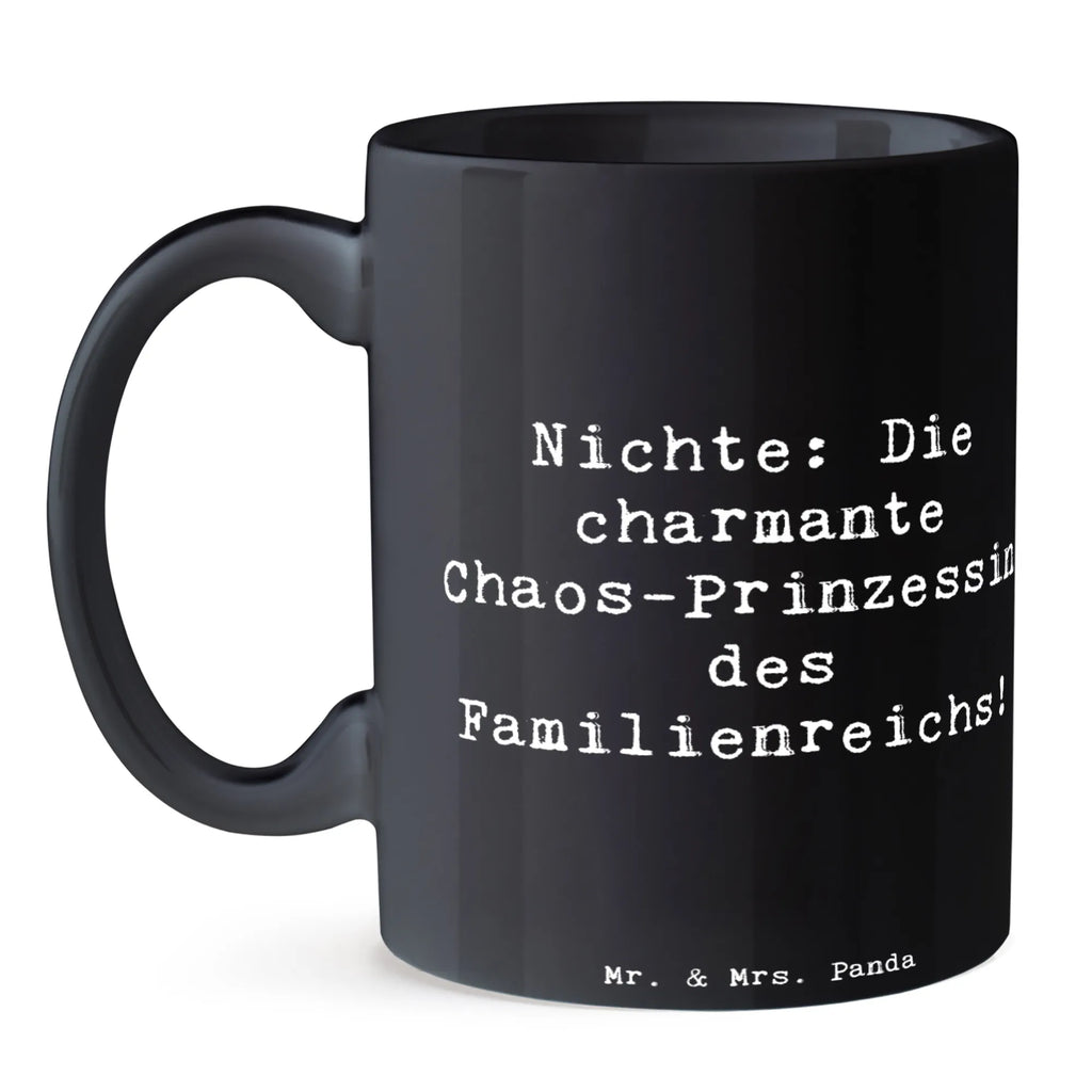 Tasse Spruch Nichte Chaos-Prinzessin Tasse, Kaffeetasse, Teetasse, Becher, Kaffeebecher, Teebecher, Keramiktasse, Porzellantasse, Büro Tasse, Geschenk Tasse, Tasse Sprüche, Tasse Motive, Kaffeetassen, Tasse bedrucken, Designer Tasse, Cappuccino Tassen, Schöne Teetassen, Familie, Vatertag, Muttertag, Bruder, Schwester, Mama, Papa, Oma, Opa