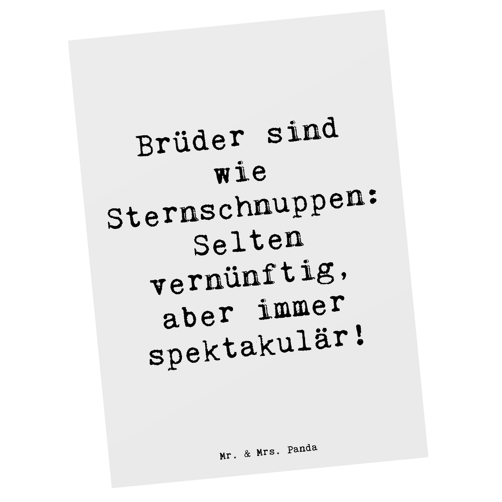 Postkarte Spruch Brüder Sternschnuppen Postkarte, Karte, Geschenkkarte, Grußkarte, Einladung, Ansichtskarte, Geburtstagskarte, Einladungskarte, Dankeskarte, Ansichtskarten, Einladung Geburtstag, Einladungskarten Geburtstag, Familie, Vatertag, Muttertag, Bruder, Schwester, Mama, Papa, Oma, Opa