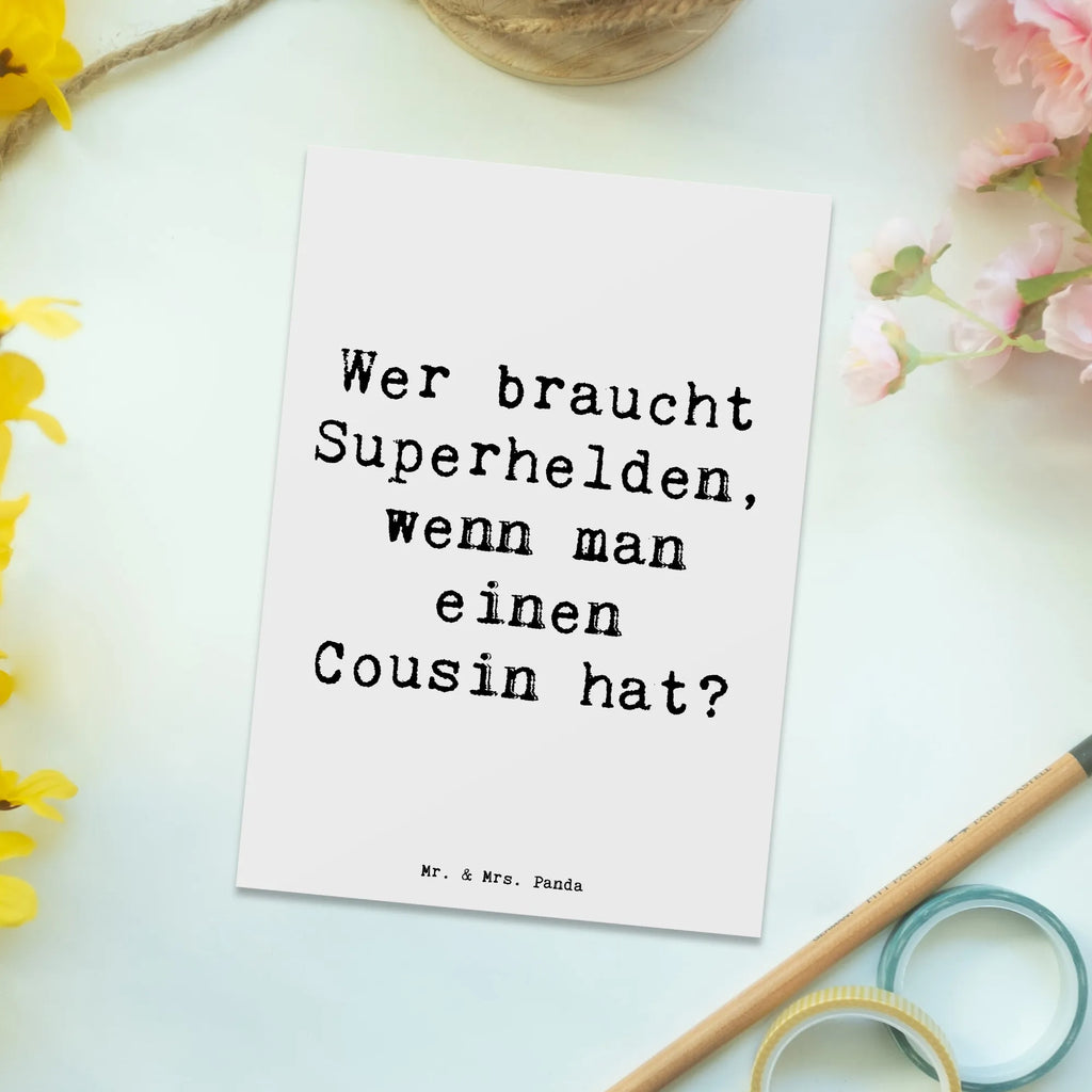 Postkarte Spruch Cousin Held Postkarte, Karte, Geschenkkarte, Grußkarte, Einladung, Ansichtskarte, Geburtstagskarte, Einladungskarte, Dankeskarte, Ansichtskarten, Einladung Geburtstag, Einladungskarten Geburtstag, Familie, Vatertag, Muttertag, Bruder, Schwester, Mama, Papa, Oma, Opa