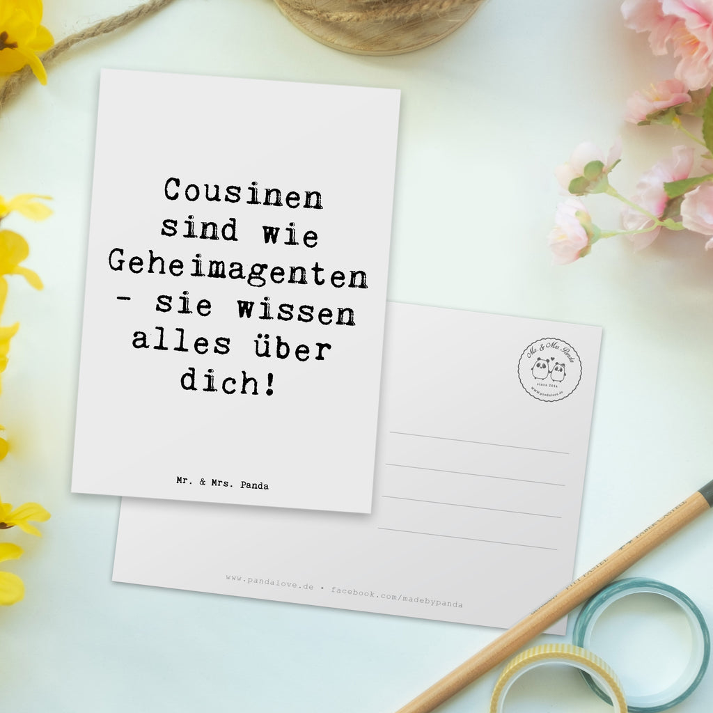 Postkarte Spruch Cousinen Geheimagenten Postkarte, Karte, Geschenkkarte, Grußkarte, Einladung, Ansichtskarte, Geburtstagskarte, Einladungskarte, Dankeskarte, Ansichtskarten, Einladung Geburtstag, Einladungskarten Geburtstag, Familie, Vatertag, Muttertag, Bruder, Schwester, Mama, Papa, Oma, Opa